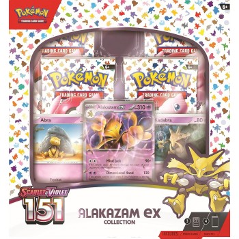 Pokémon TCG: Scarlet & Violet 151 Alakazam Ex box rinkinys (anglų k.)